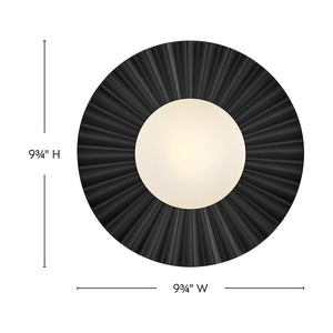 Stevie Small Flush Mount - Sconce Black