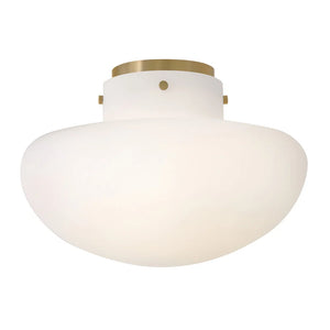 Molly Medium Semi Flush Brass