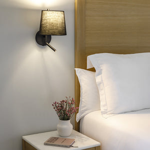 Clip Wall Fixture Black