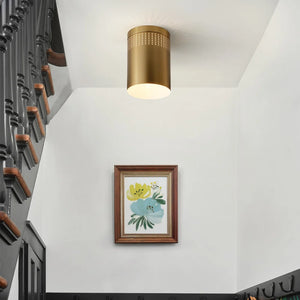 Casey Metal Flush Mount Brass