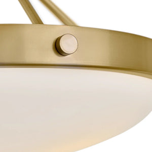 Gus Semi Flush Gold
