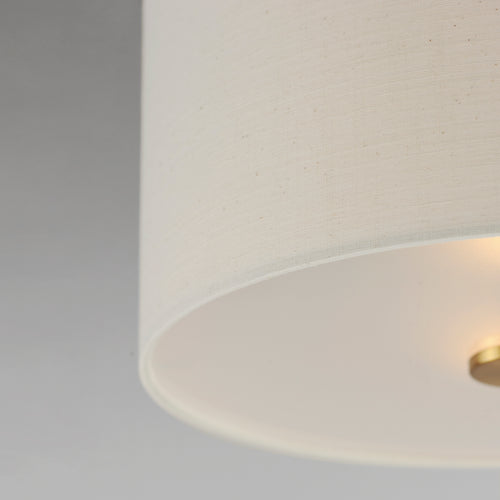 Bongo 2 Light Pendant/Semi Flush Mount Brass