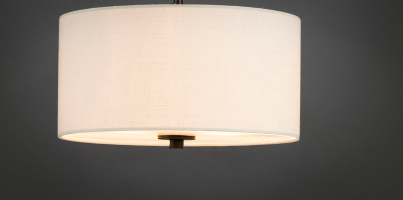 Bongo 2 Light Pendant/Semi Flush Mount Bronze