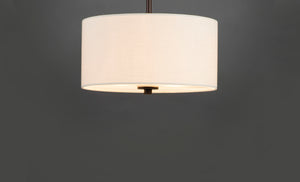Bongo 2 Light Pendant/Semi Flush Mount Bronze