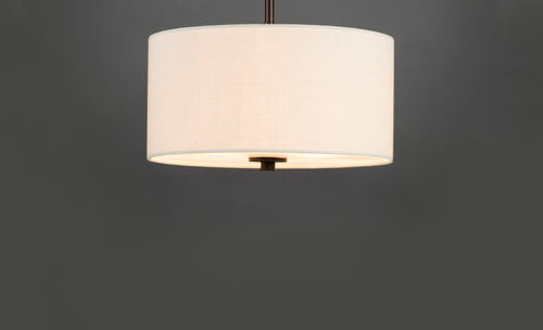 Bongo 2 Light Pendant/Semi Flush Mount Bronze