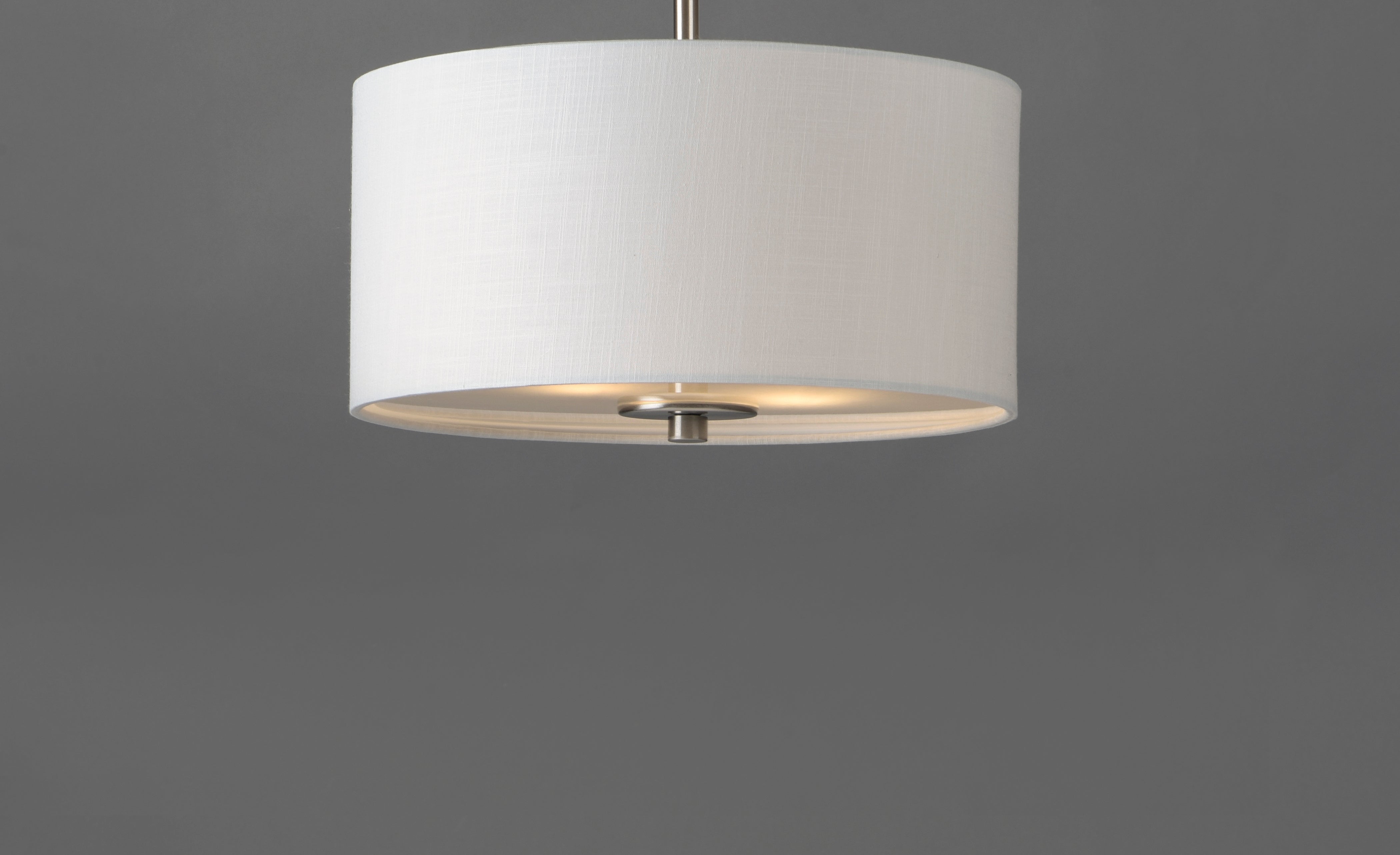 Bongo 2 Light Pendant/Semi Flush Mount Nickel