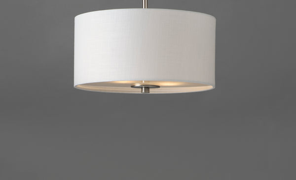 Bongo 2 Light Pendant/Semi Flush Mount Nickel