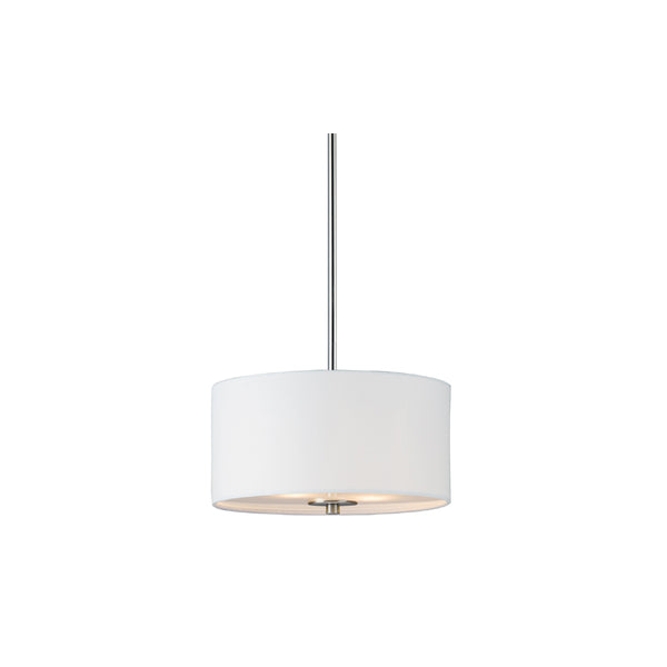 Bongo 2 Light Pendant/Semi Flush Mount Nickel