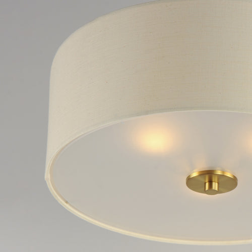 Bongo 3 Light Pendant/Semi Flush Mount Brass