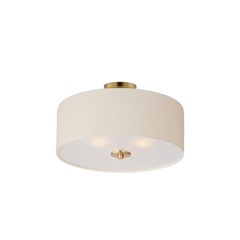 Bongo 3 Light Pendant/Semi Flush Mount Brass