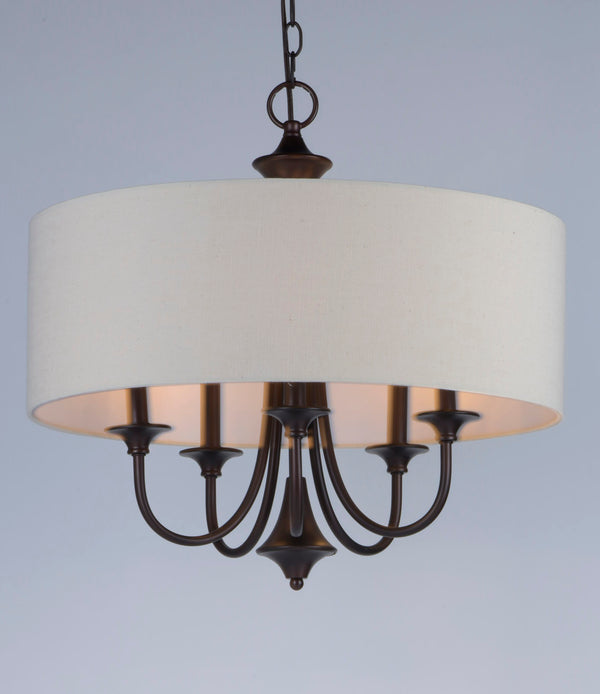 Bongo 5 Light Pendant Bronze