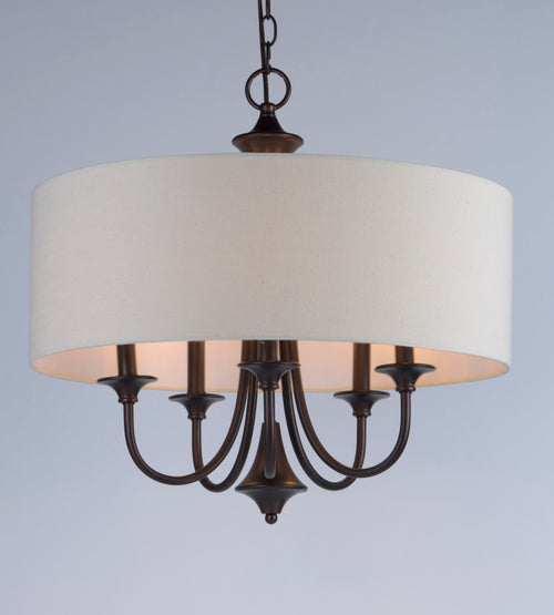 Bongo 5 Light Pendant Bronze