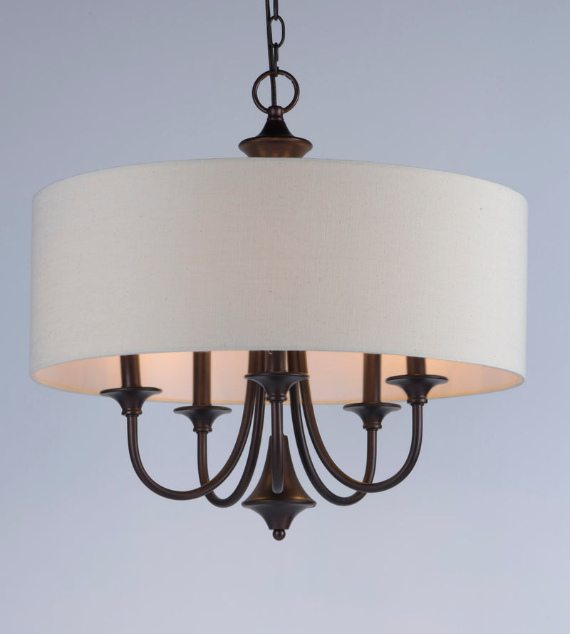 Bongo 5 Light Pendant Bronze