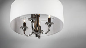 Bongo 5 Light Pendant Nickel