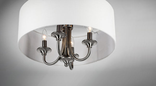 Bongo 5 Light Pendant Nickel