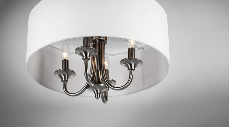 Bongo 5 Light Pendant Nickel