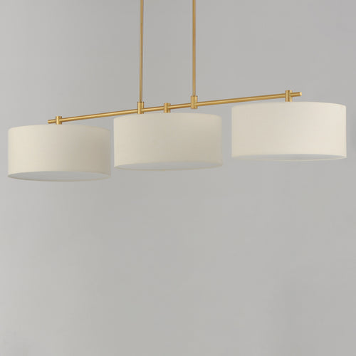 Bongo 3 Light Pendant Brass