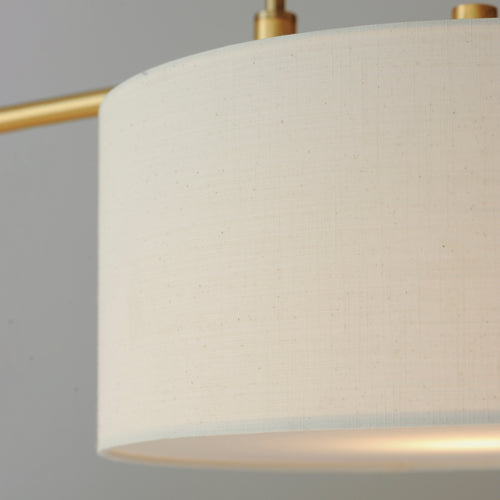 Bongo 3 Light Pendant Brass
