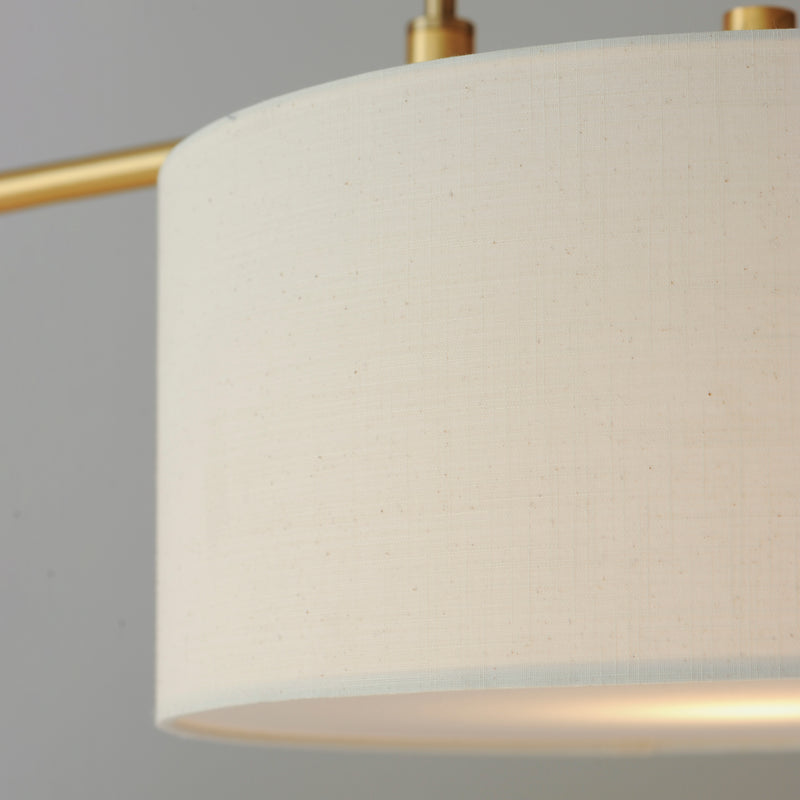 Bongo 3 Light Pendant Brass