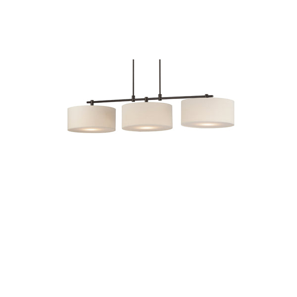 Bongo 3 Light Pendant Bronze