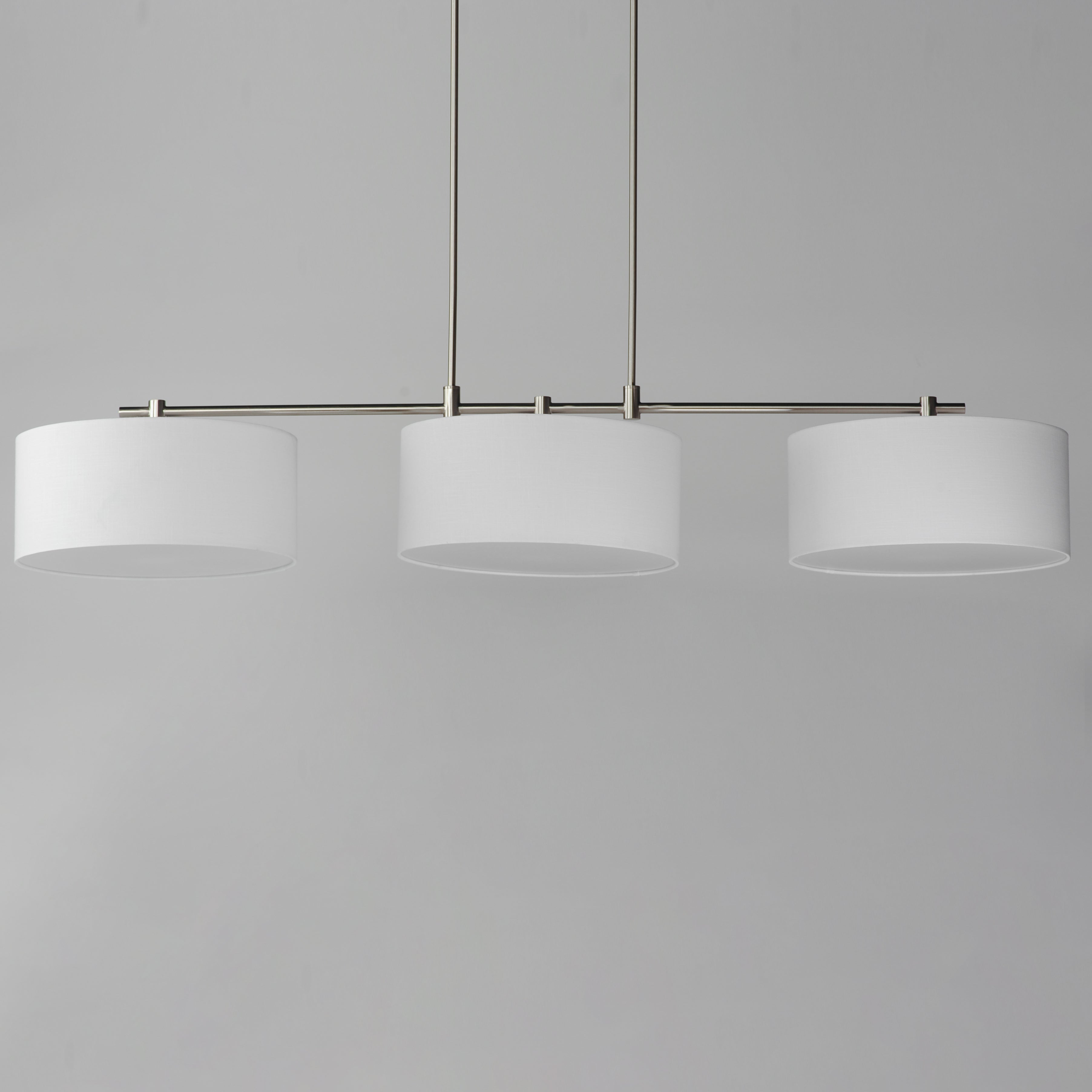 Bongo 3 Light Pendant Nickel