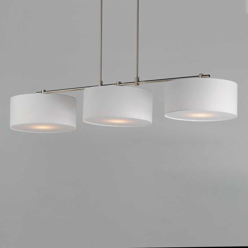 Bongo 3 Light Pendant Nickel