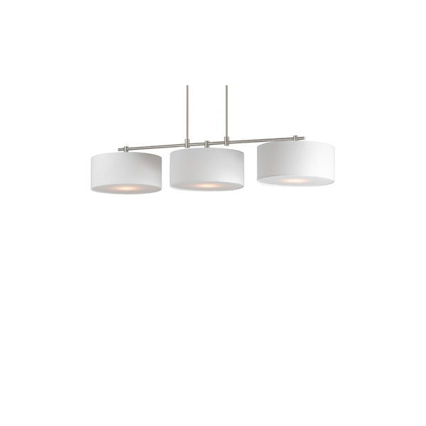 Bongo 3 Light Pendant Nickel