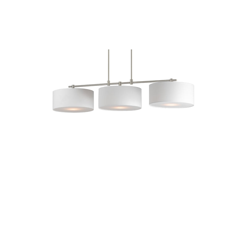 Bongo 3 Light Pendant Nickel
