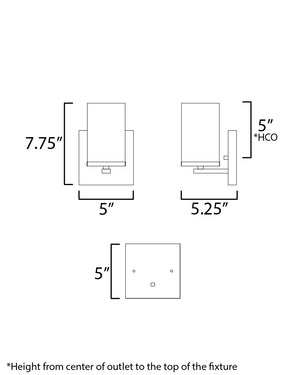 Lateral 1 Light Brass