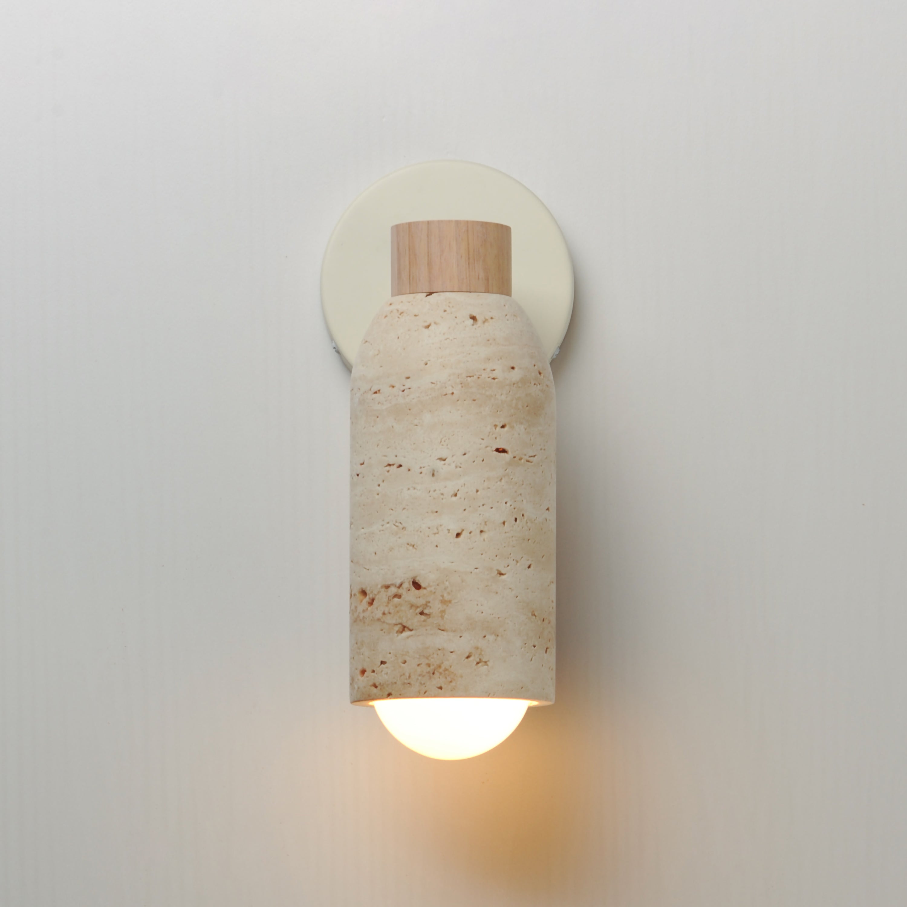 Pompeii Wall Sconce Oyster