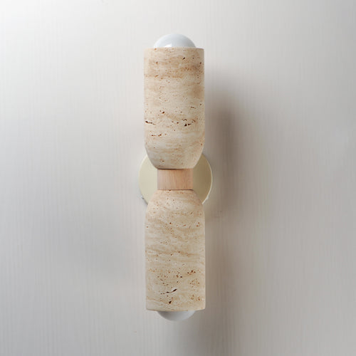 Pompeii 2 Light Wall Sconce Oyster
