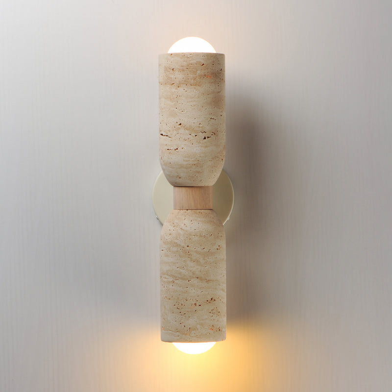 Pompeii 2 Light Wall Sconce Oyster