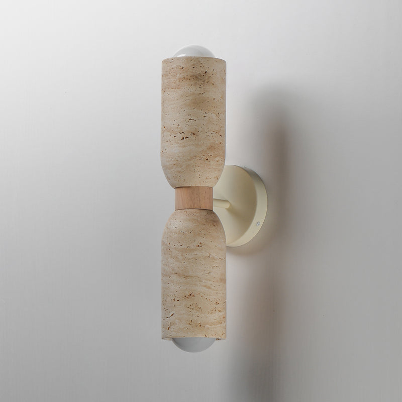 Pompeii 2 Light Wall Sconce Oyster