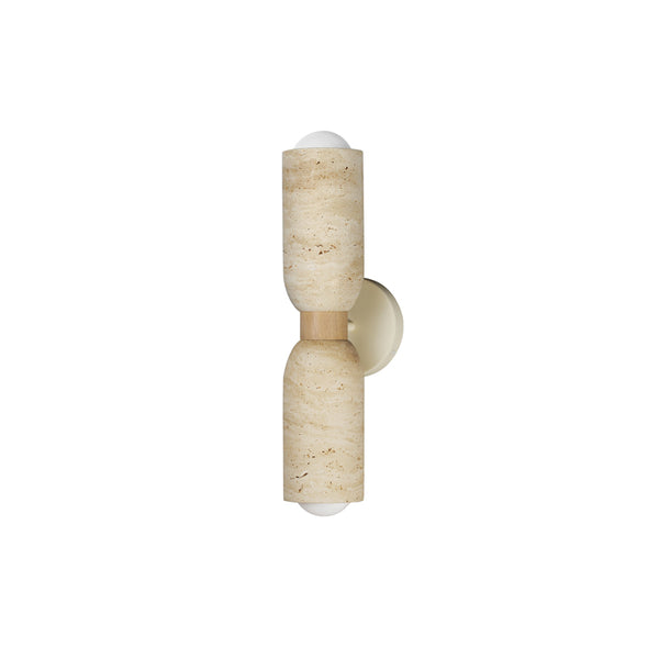 Pompeii 2 Light Wall Sconce Oyster