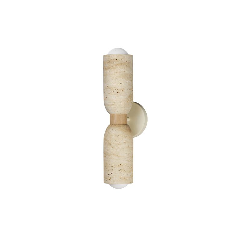 Pompeii 2 Light Wall Sconce Oyster