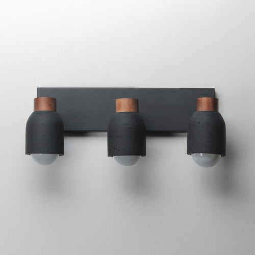 Pompeii 3 Light Vanity Black