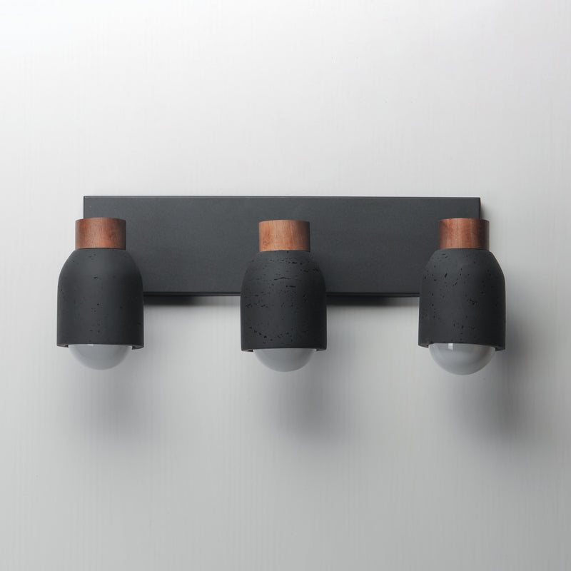 Pompeii 3 Light Vanity Black