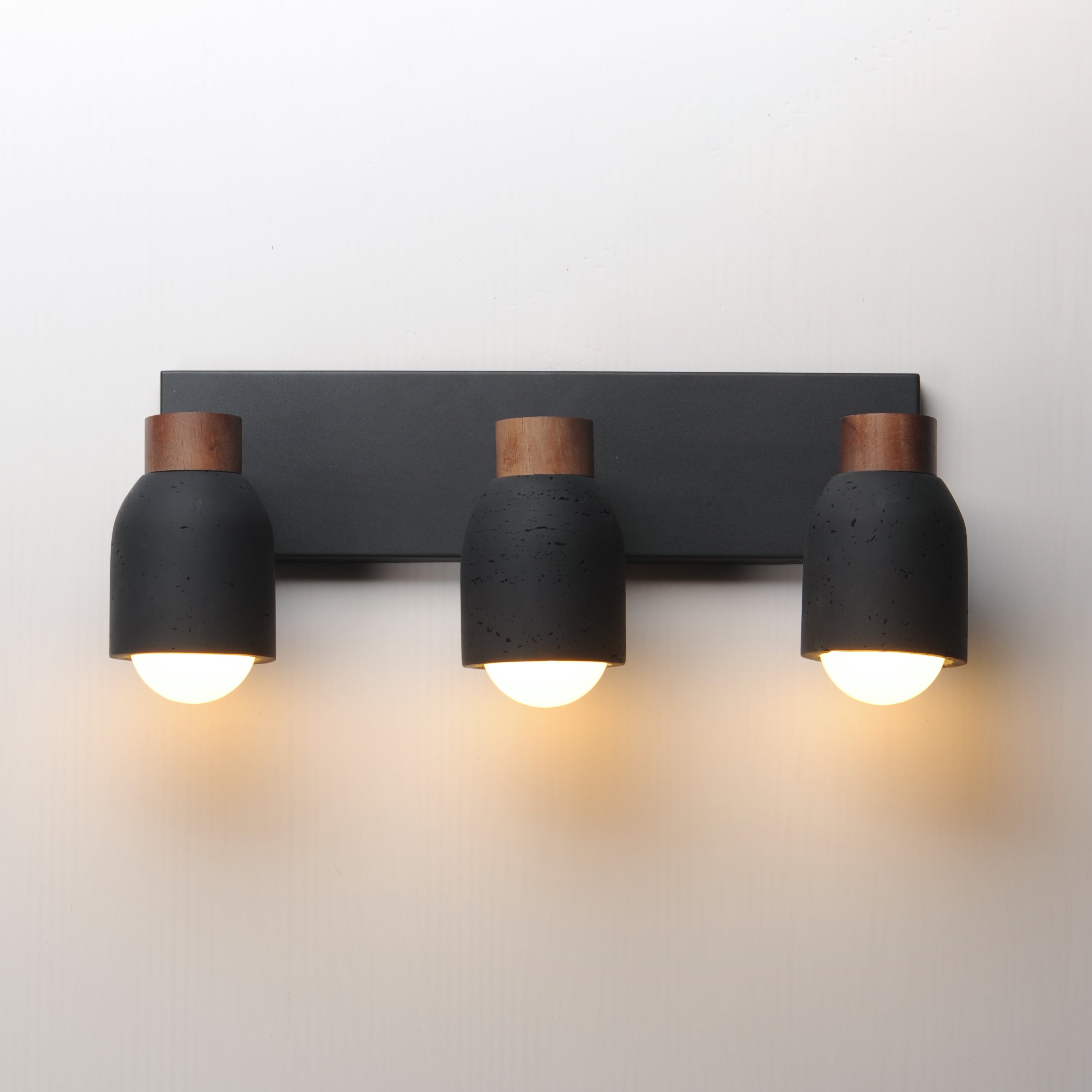 Pompeii 3 Light Vanity Black