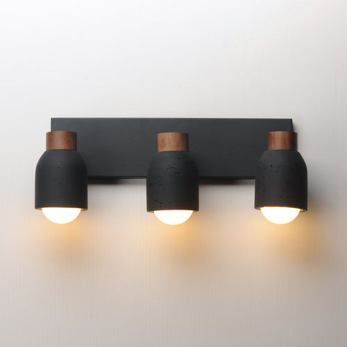Pompeii 3 Light Vanity Black