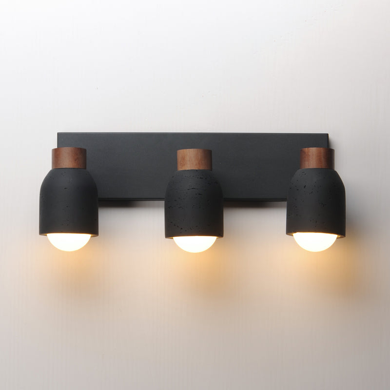 Pompeii 3 Light Vanity Black
