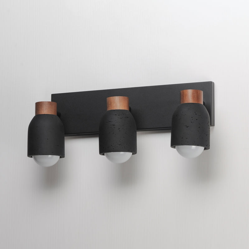 Pompeii 3 Light Vanity Black