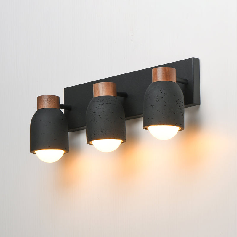 Pompeii 3 Light Vanity Black