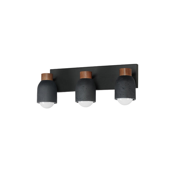 Pompeii 3 Light Vanity Black