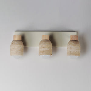 Pompeii 3 Light Vanity Oyster