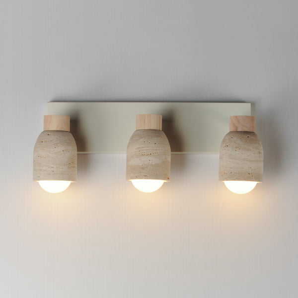 Pompeii 3 Light Vanity Oyster