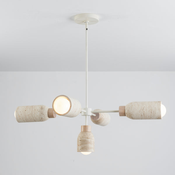 Pompeii 5 Light Pendant Oyster