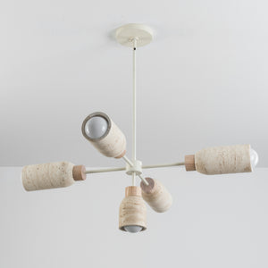 Pompeii 5 Light Pendant Oyster