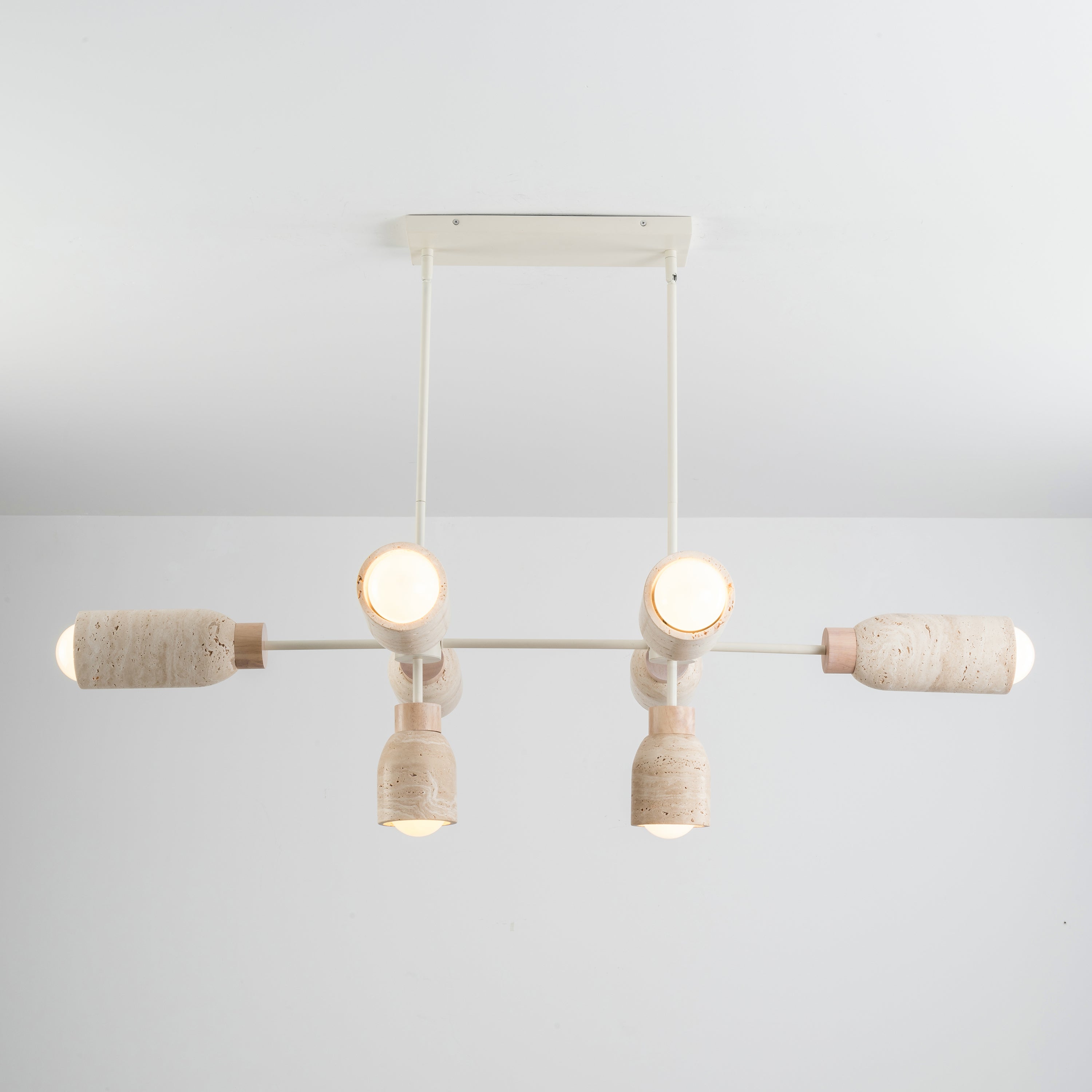 Pompeii 8 Light Pendant Oyster