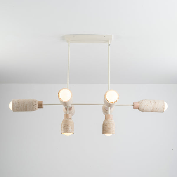 Pompeii 8 Light Pendant Oyster