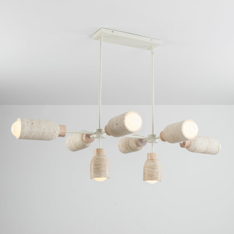 Pompeii 8 Light Pendant Oyster